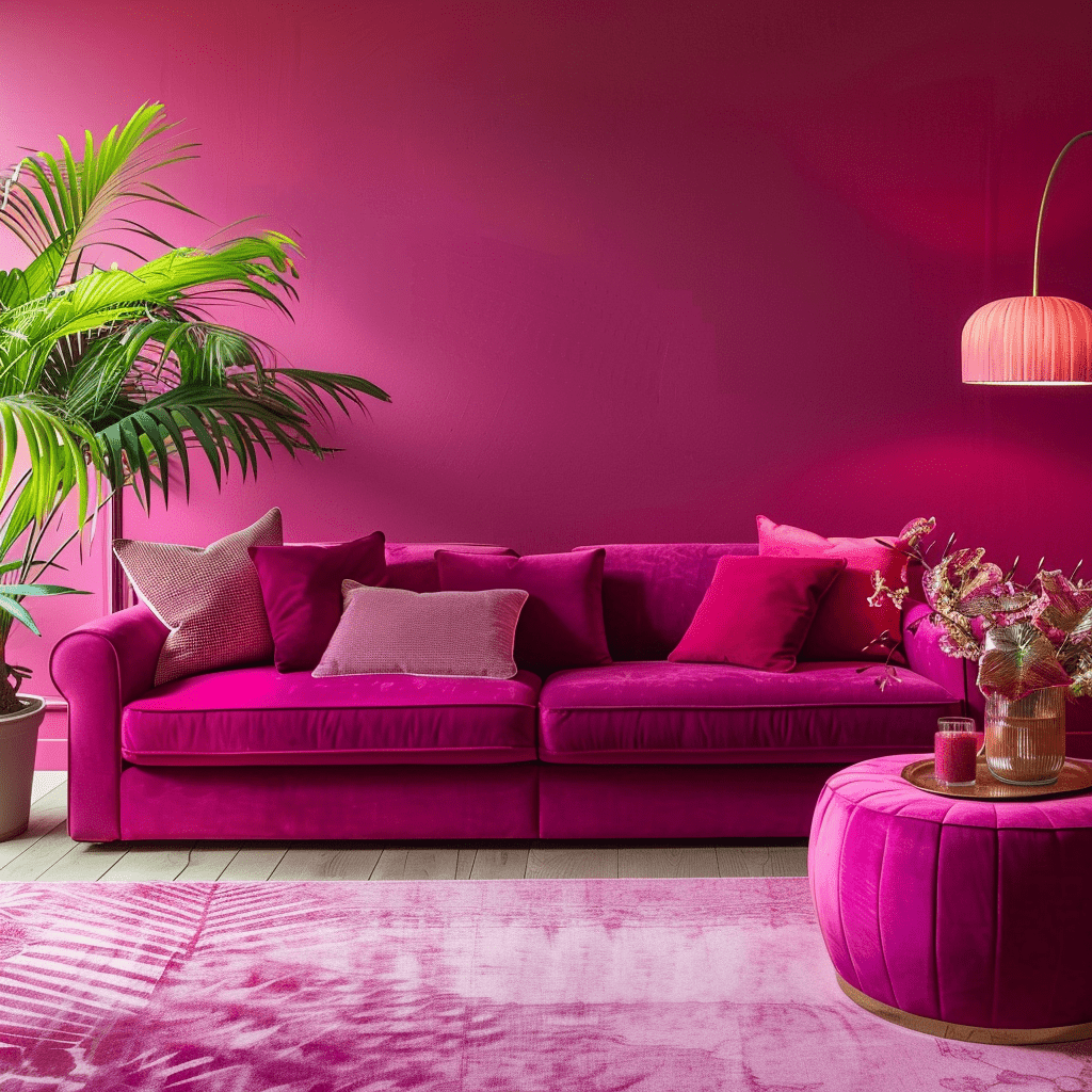 13 Ideen, wie Sie Fuchsia in Ihre Einrichtung integrieren