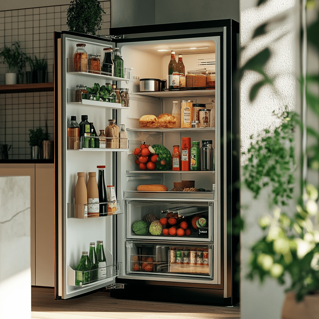 Wie verstecken Sie Ihren Kühlschrank in einer offenen Küche?
