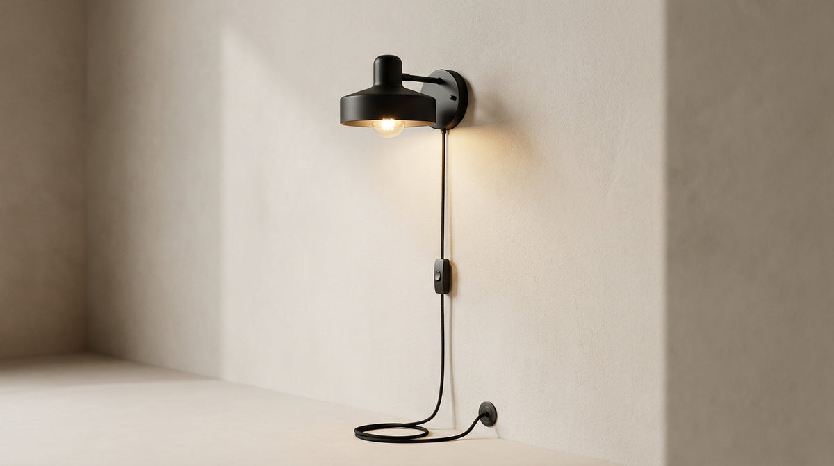 Wandleuchte mit Stecker: Montage ohne Elektriker