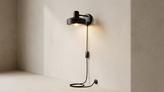 Wandleuchte mit Stecker: Montage ohne Elektriker