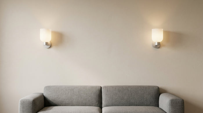 Trendige Wohnzimmer-Wandleuchte