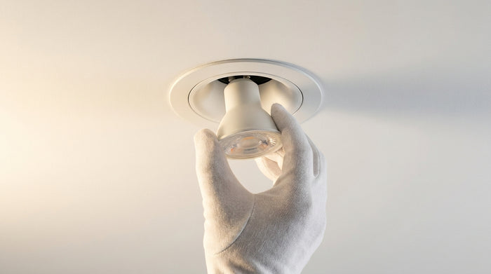 Einbaustrahler-Lampe wechseln