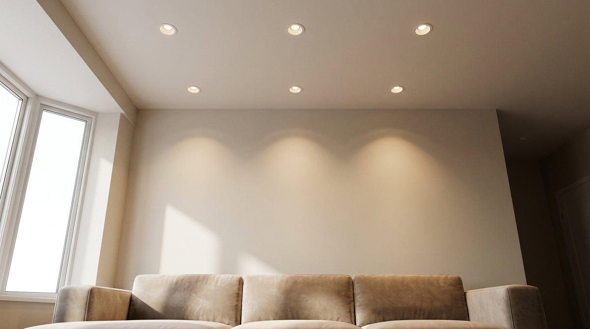Wie viele LED-Spots pro m²: die Raum-für-Raum-Methode