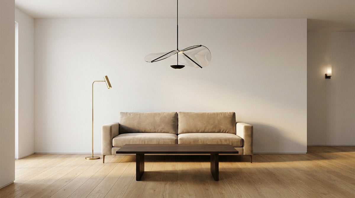 Idee für die Wohnzimmerbeleuchtung: Ihr Wohnzimmer richtig beleuchten