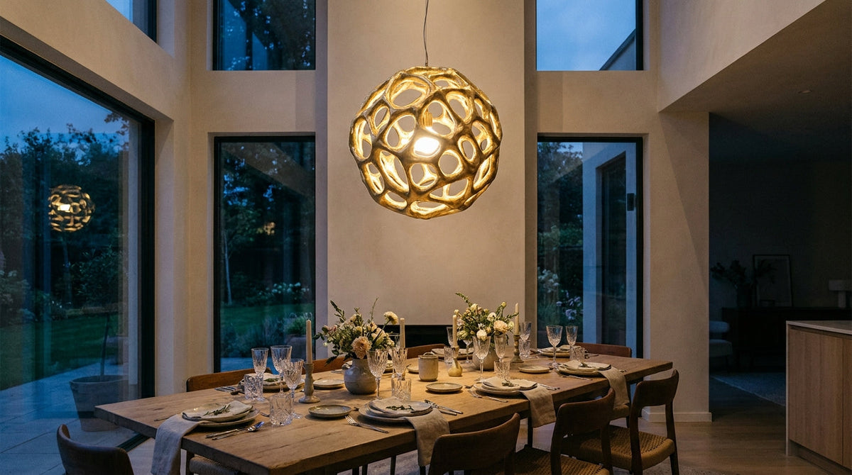 Luminaires de salle à manger : tendances 2026