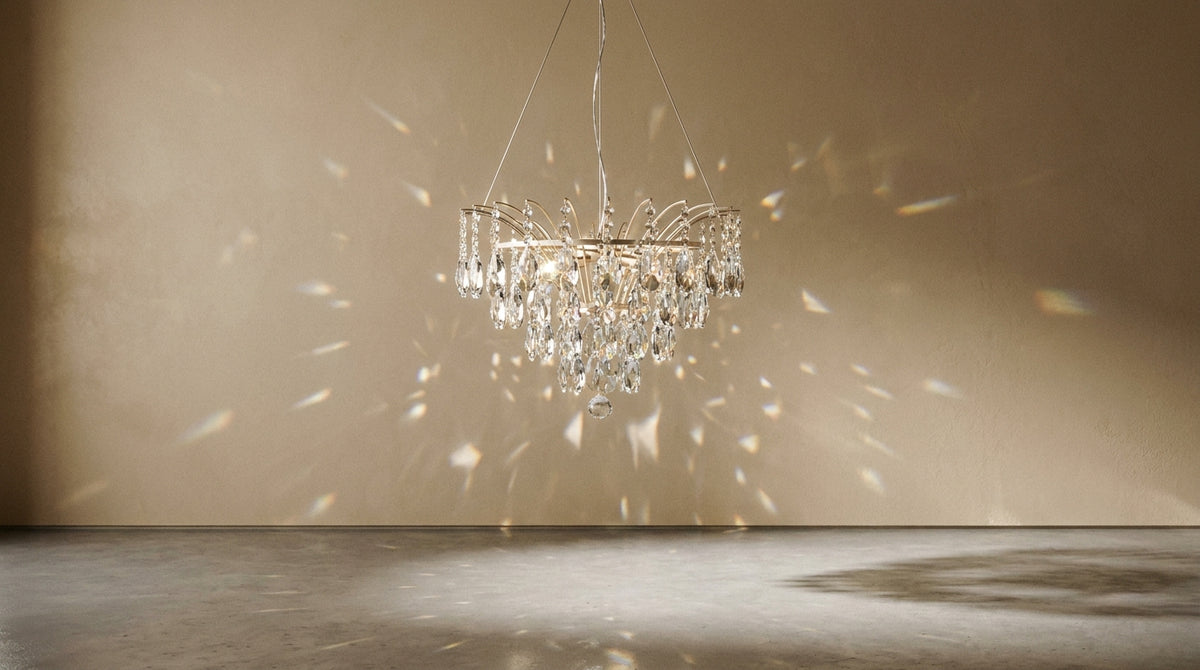 Luminaire en cristal : le choisir, le poser, le faire briller