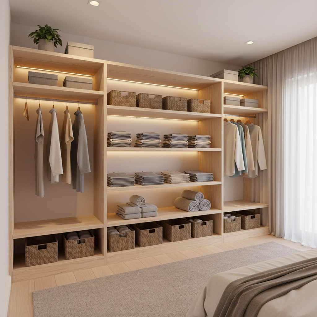Ordnung im Schlafzimmer: Clevere Lösungen für einen Zen-Raum