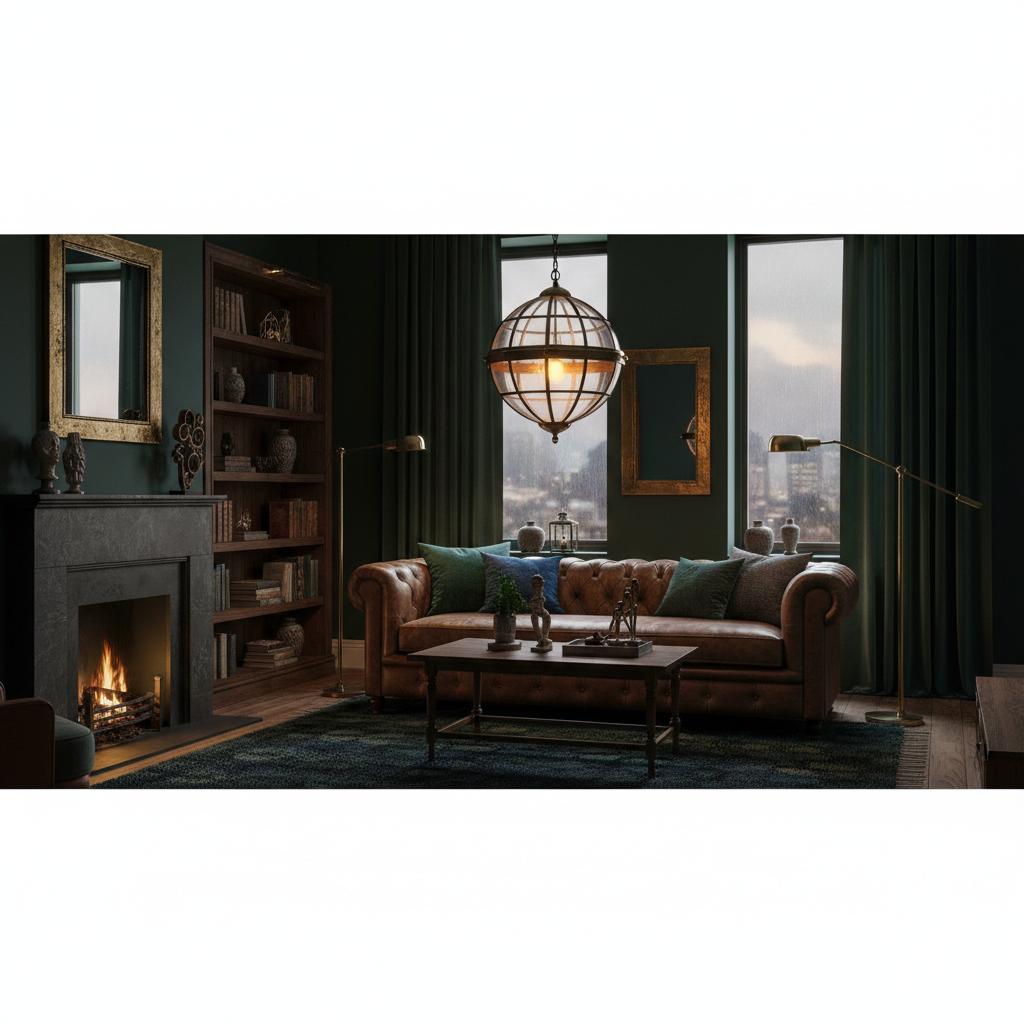 Maskuline Dekoration: ein elegantes Interieur ohne Klischees