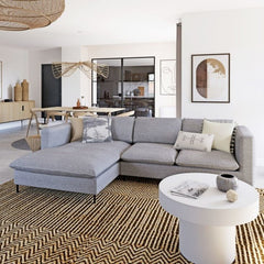 Graues Sofa