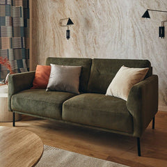 Grünes Sofa