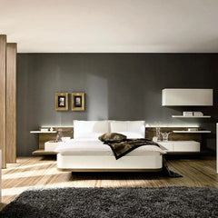 Schlafzimmer-Dekoration, moderne Schlafzimmer-Deko für Eltern und Kinder