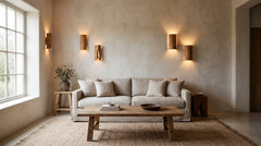 Wandleuchte Holz