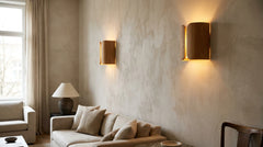 Wandleuchte Holz