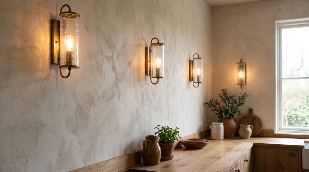 Design-Wandleuchte für die Küche