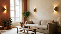 Design-Wandleuchte für das Wohnzimmer