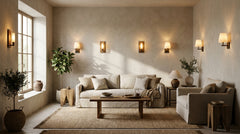 Wandleuchte Wohnzimmer, Beleuchtung und Wandlampe Wohnzimmer