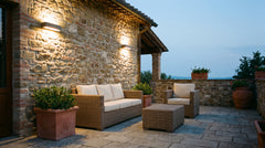 LED-Wandleuchten für die Terrasse