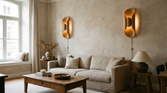 Design-Wandleuchten aus Holz