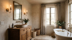 Wandleuchten aus Messing für das Badezimmer