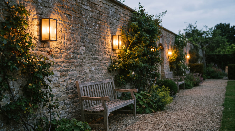 Wandleuchten für den Garten