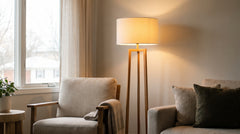 Antike Stehlampe