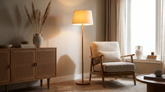 Bronzestehlampe