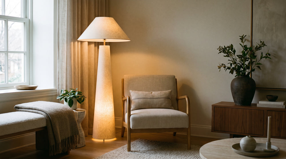 Bunte Stehlampe