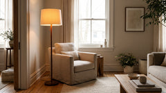 Zylindrische Stehlampe