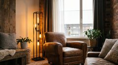 Industrielle Stehlampe