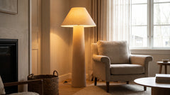 Terrakotta-Stehlampe