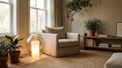 Stehlampen aus Glas für das Wohnzimmer