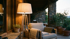 Moderne Stehlampen für die Terrasse