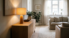 Holzlampe