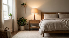 Antike Nachttischlampe