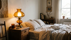 Vintage Nachttischlampe