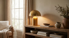 Goldene Lampe