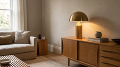 Messinglampe