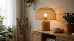 Rattanlampe