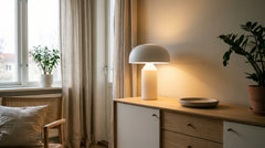 Moderne Tischleuchten in Weiß