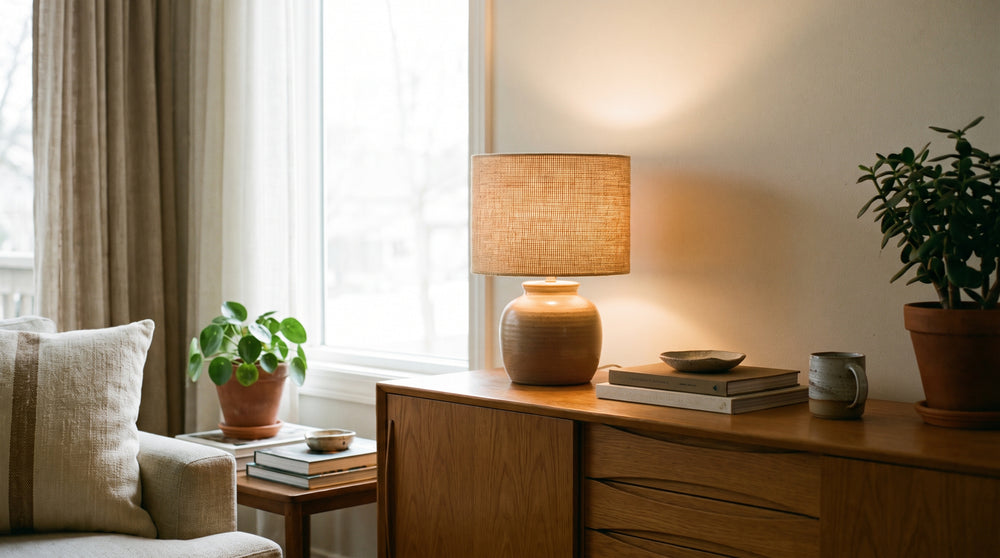 Tischlampen in Grün für das Wohnzimmer