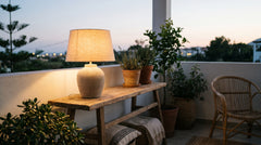 Tischleuchten für die Terrasse