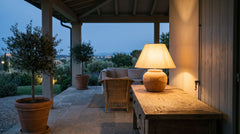 Tischleuchten für die Terrasse
