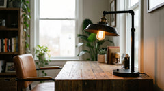Industrielle Tischlampen für das Büro