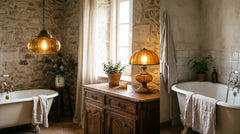 Vintage-Leuchten für das Badezimmer