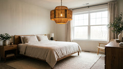 Holzlüster für Schlafzimmer
