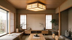 Japanische Deckenleuchte