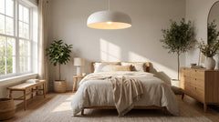 Deckenleuchten in Weiß für das Schlafzimmer
