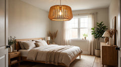 Deckenleuchten aus Holz für Schlafzimmer