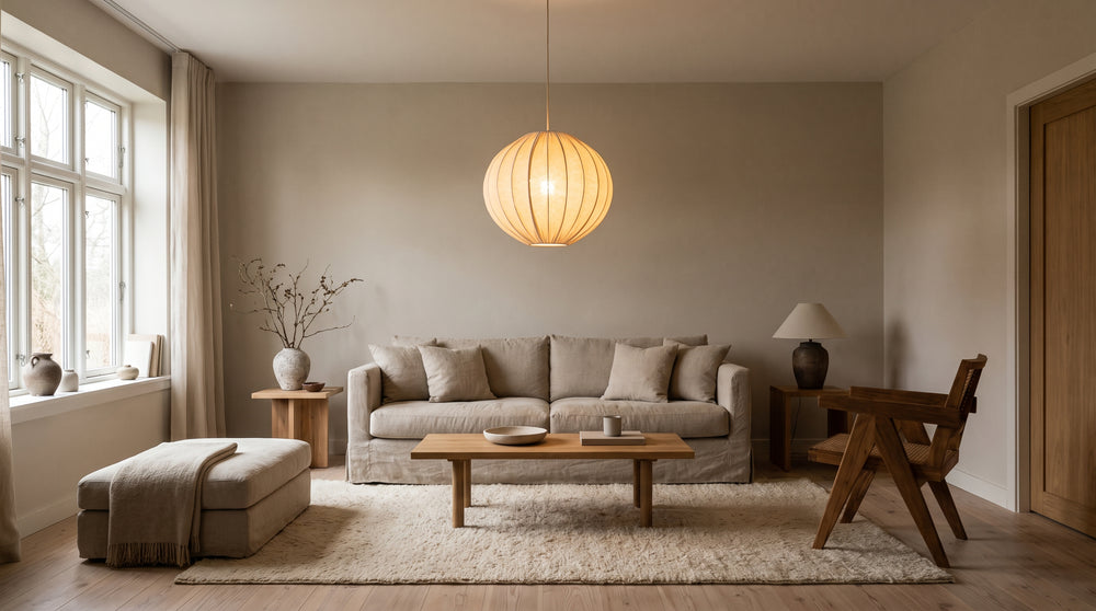 Design-Hängeleuchte für das Wohnzimmer