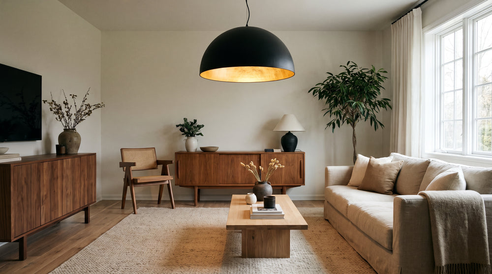 Hängeleuchte Wohnzimmer schwarz